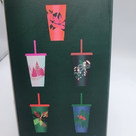 Starbucks Christmas Winter Reusable Cold Cups - Picture 5 of 8
